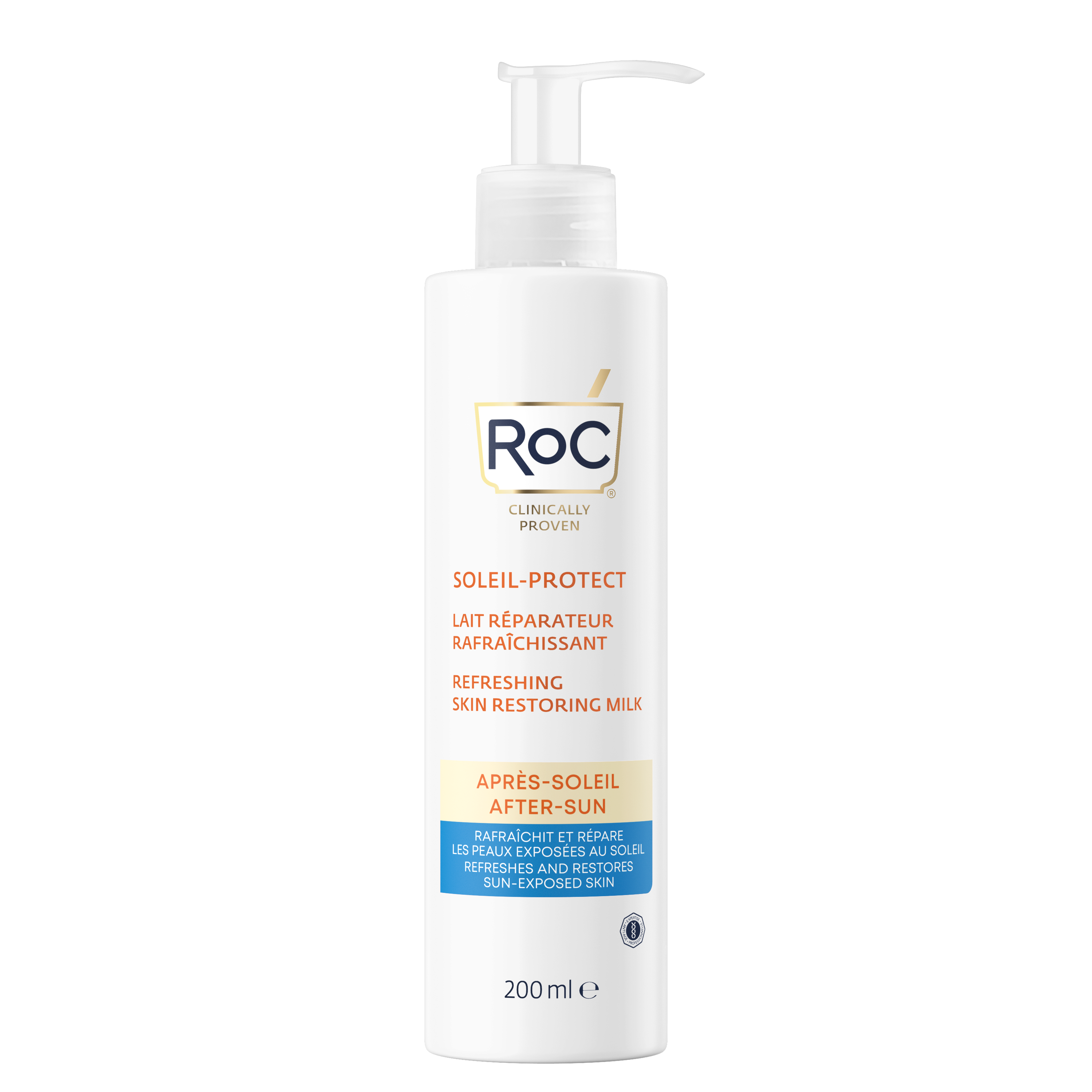 Roc Lait Après-Soleil Rafraîchissant et Régénérant 200 ml