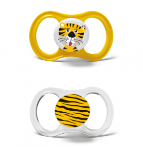 J Bimbi Sucette Smile ultra-ventilée Tigre mâle 1 pièce 16 mois+