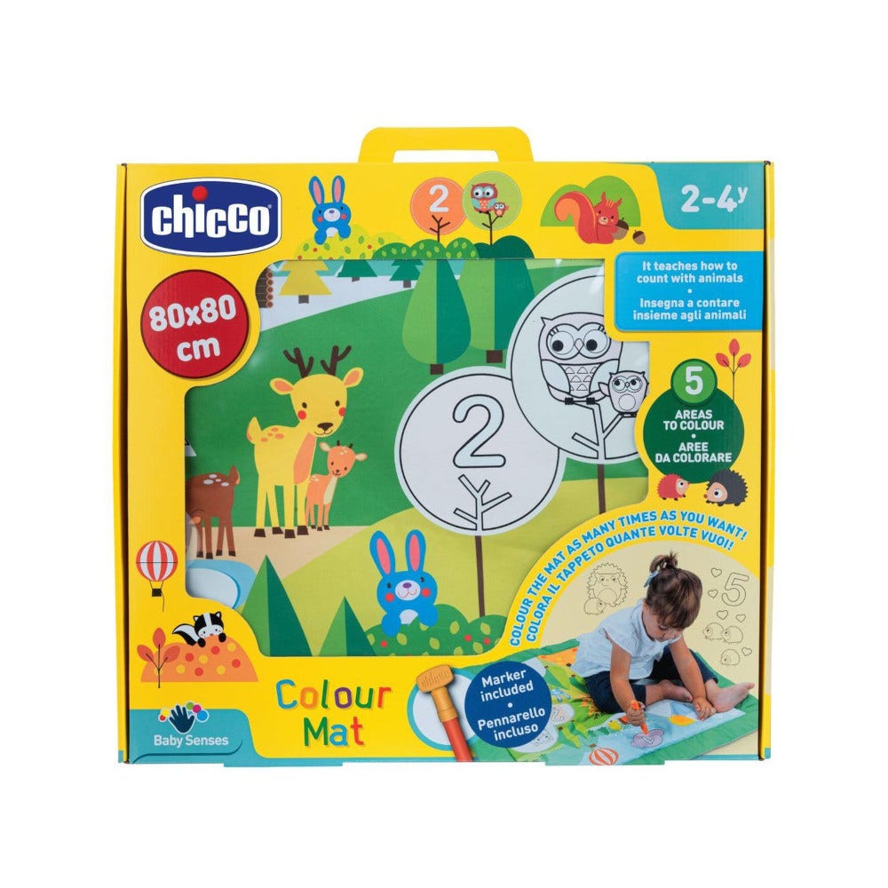 Chicco Tapis de jeu couleurs et chiffres 2 ans et plus