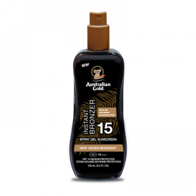 Australian Gold Instant Bronzer SPF15 Gel Spray 100ml
