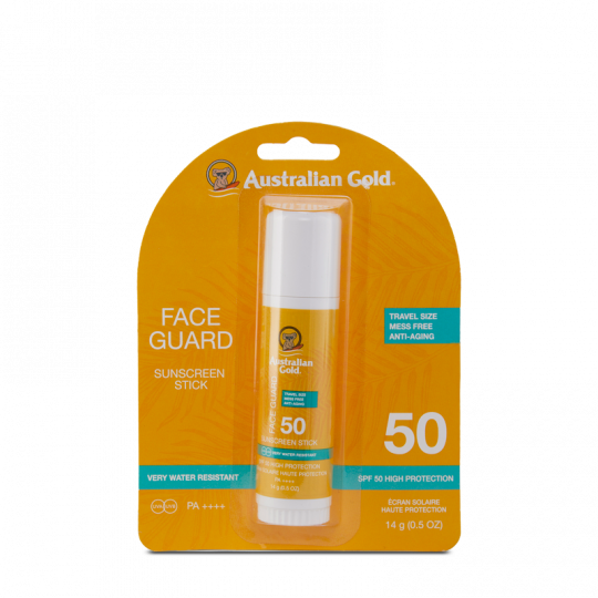 Australian Gold Face Guard SPF50 Stick solaire visage 15 ml