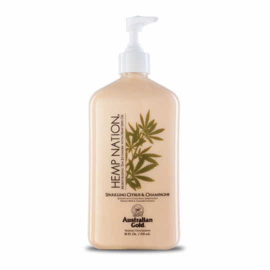 Australian Gold Hemp Nation Idratante Prolungatore Di Abbronzatura Agrumi E Champagne 535ml