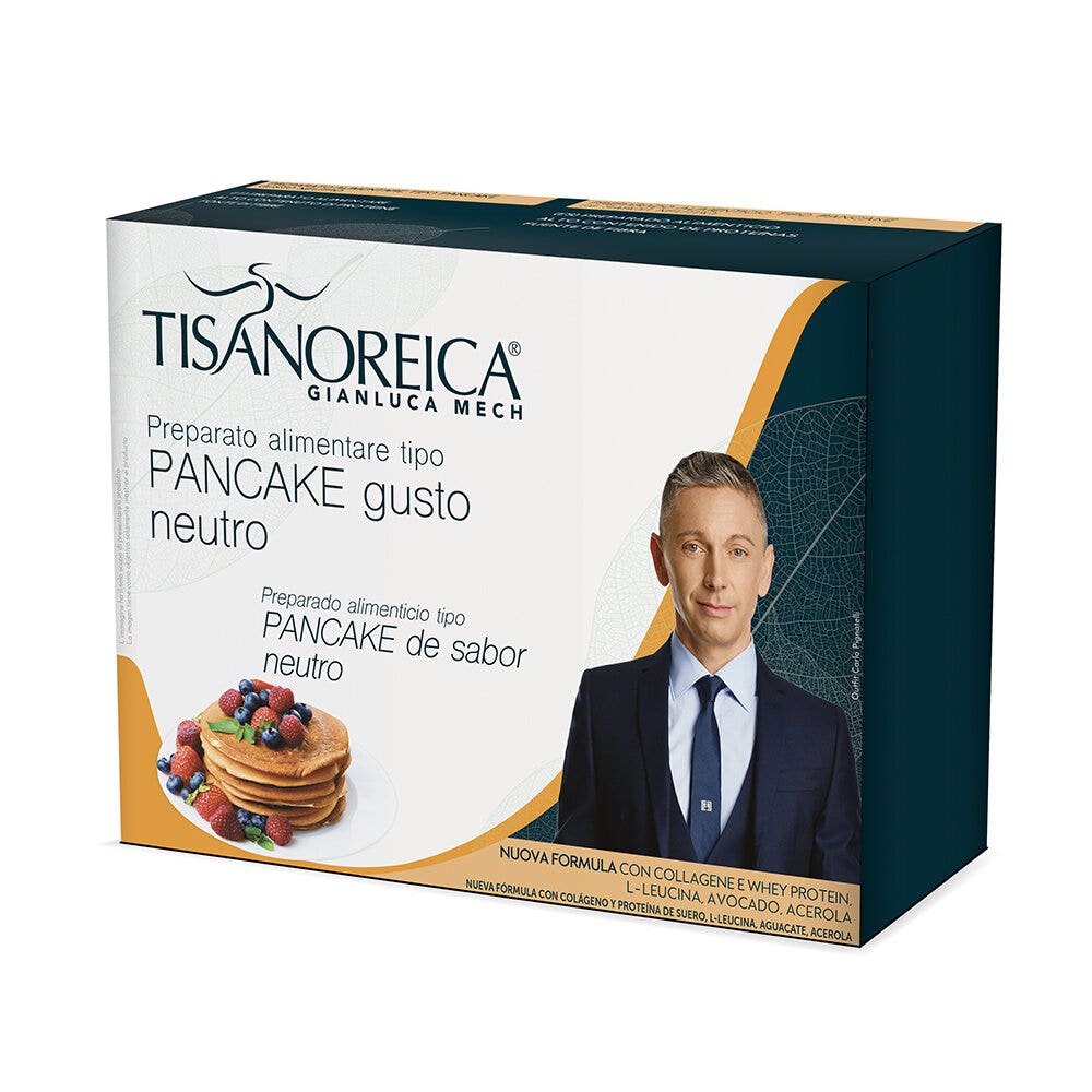 Tisanoreica Préparation pour pancakes, saveur neutre, 4 x 30 g