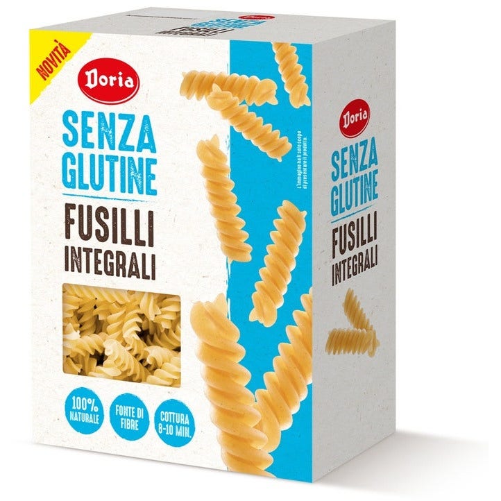 Doria Fusilli enrichis sans gluten 400 g