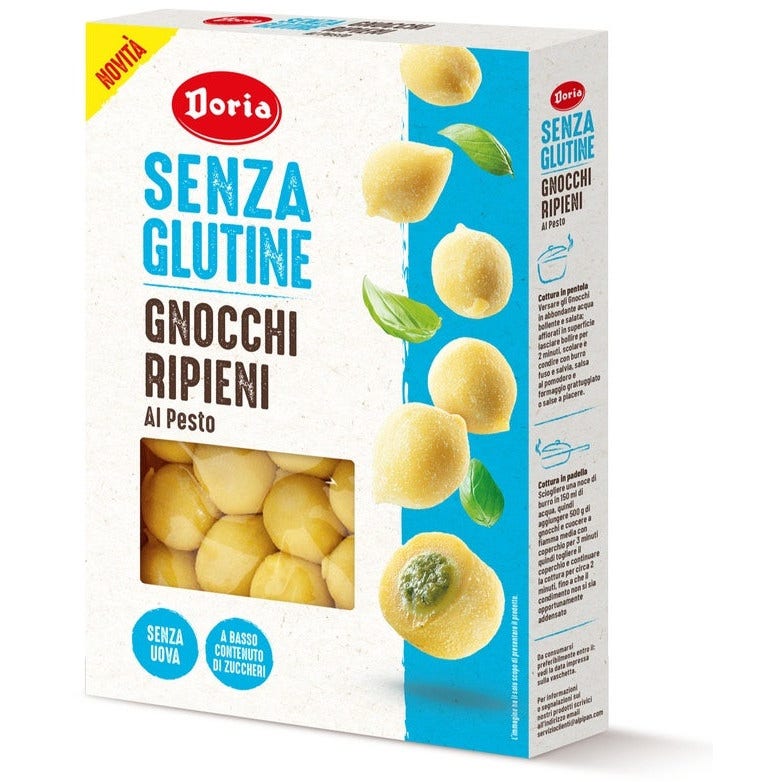Doria Gnocchi farcis au pesto sans gluten 400 g