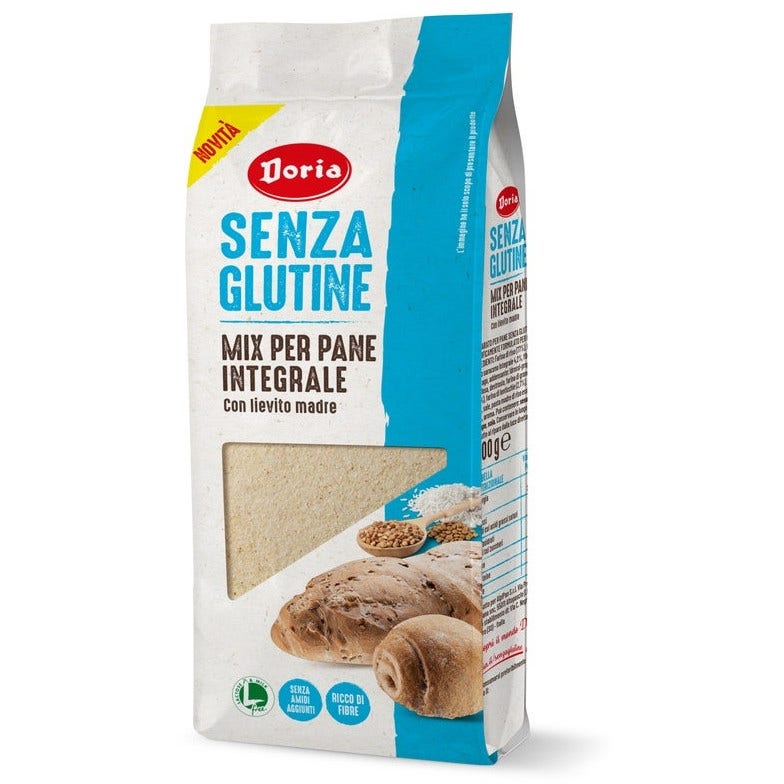 Doria Mélange Prêt à l'emploi pour Pain Complet Sans Gluten 500 g