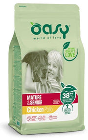 Oasy Lifestage Mature & Senior Poulet Croquettes pour chiens 3 kg