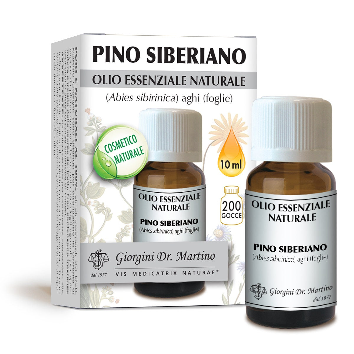 Dr Giorgini Pin sibérien Huile essentielle naturelle 10 ml