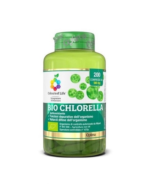 Optima Colours Of Life Chlorella bio 200 comprimés