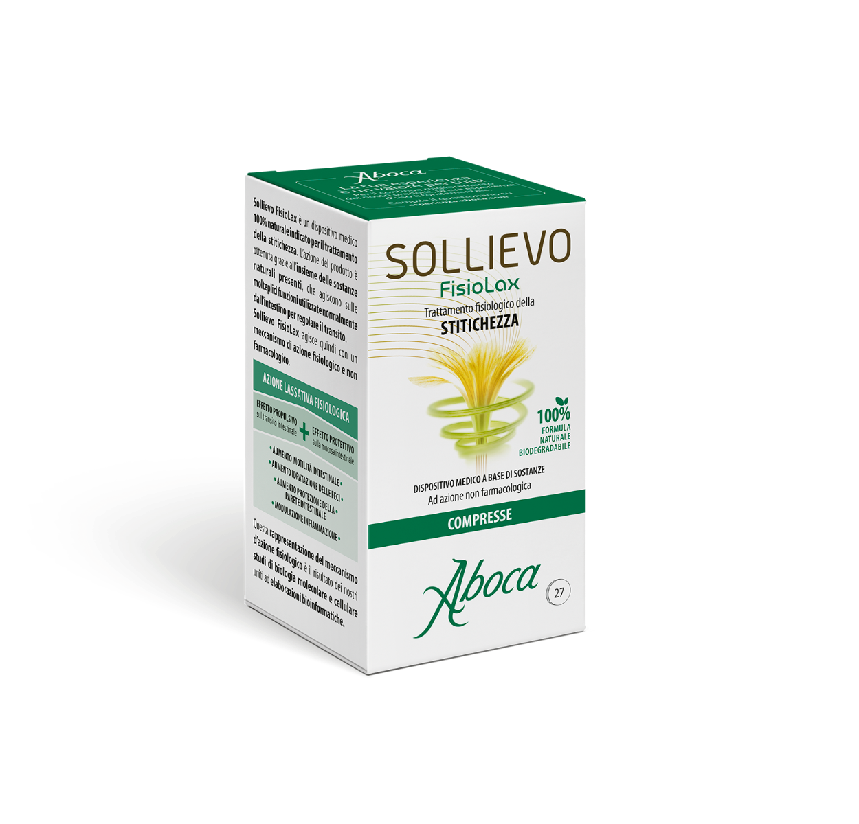 Aboca Sollievo Fisiolax Bien-être intestinal 27 comprimés
