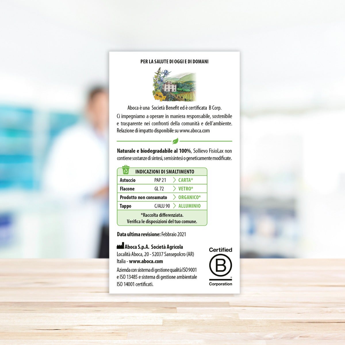 Aboca Sollievo Fisiolax 90 comprimés