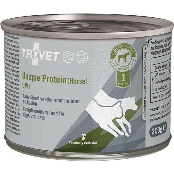 Trovet Unique Protein Cheval Aliment complémentaire pour chiens et chats 200 g