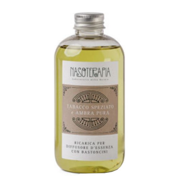 Nasoterapia Recharge pour diffuseur Tabac épicé et ambre pur 250 ml