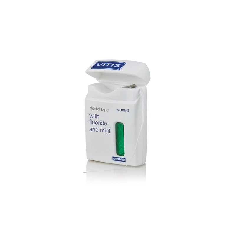 Vitis Bande interdentaire Dental Tape avec cire, fluor et menthe