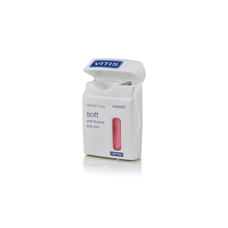 Vitis Fil dentaire Dental Floss Soft avec cire, fluor et menthe