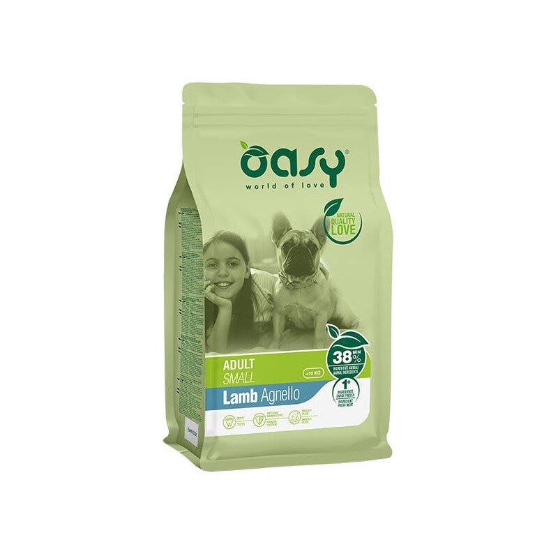 Oasy Adult Small à l'agneau pour chiens adultes 3 kg