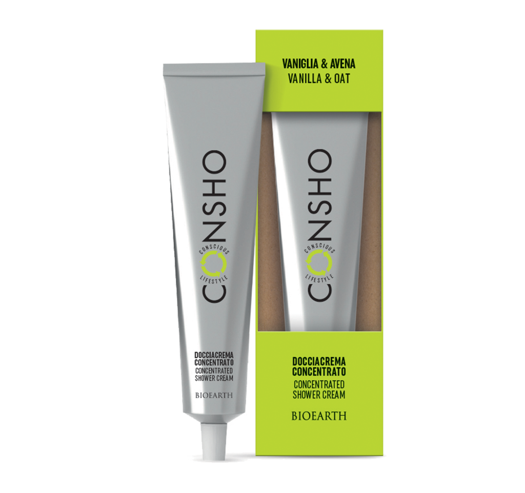 Bioearth Consho Crème de bain à la vanille et à l'avoine 100 ml