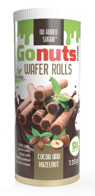 Daily Life Gonuts ! Rouleaux de gaufrettes au cacao et aux noisettes 135 g