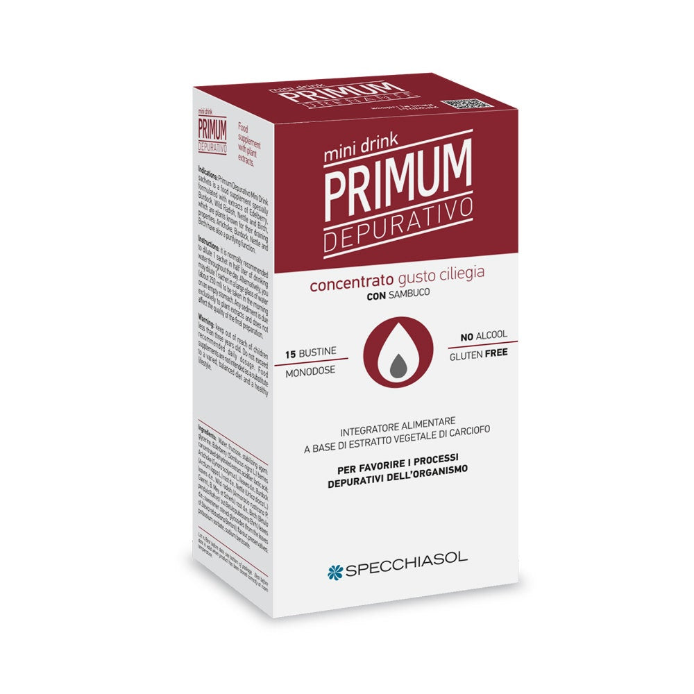 Primum Purifiant Saveur Cerise Minidrink 15 sachets