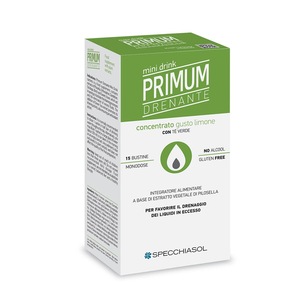 Primum Drainant au citron Minidrink 15 sachets