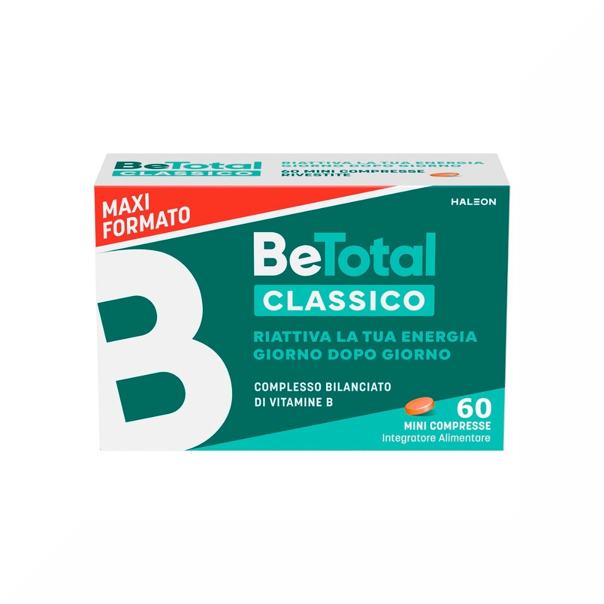 Be-Total Integratore Vitaminico B/B3/B12 Adulti 60 Compresse