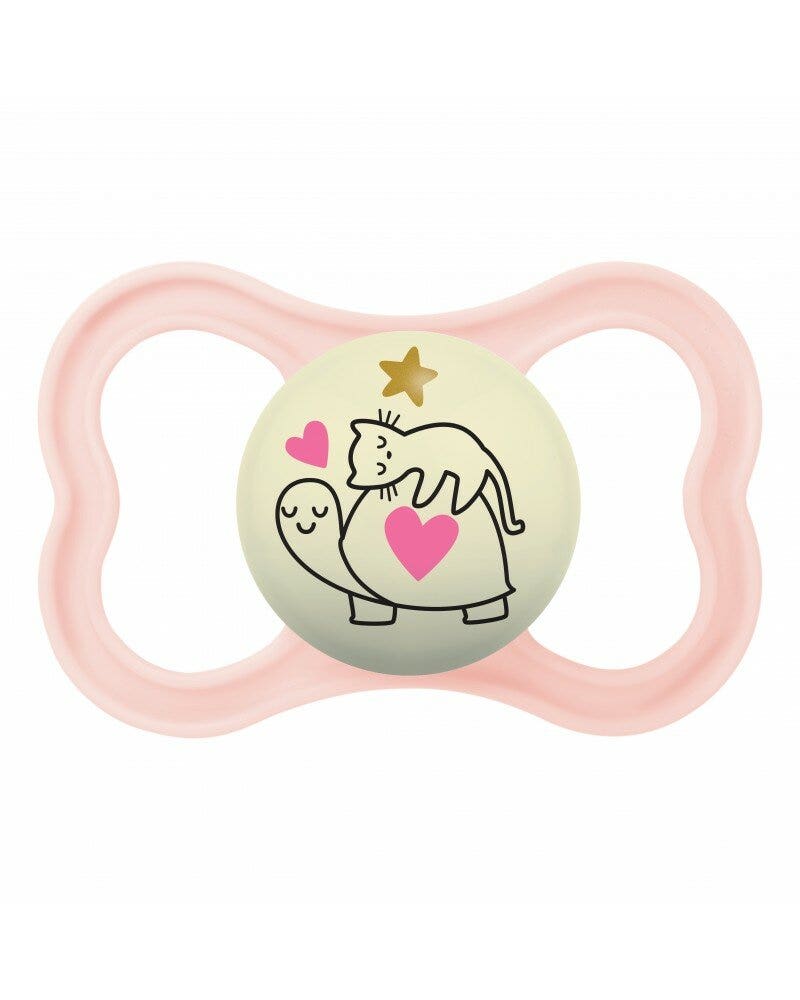 Mam Supreme Night Sucette en silicone fille 1 pièce 6 mois+