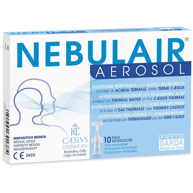 Nebulair Aérosol d'eau thermale 10 ampoules monodoses