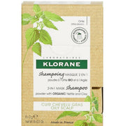 Klorane Shampoo Maschera Lavante 2 In1 Polvere Ortica E Argilla Bio Cuoio Capelluto Grasso 8X3g