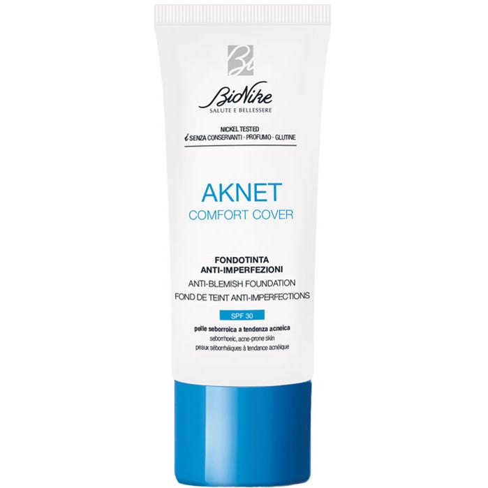 Bionike Aknet Comfort Cover Fond de teint anti-imperfections 104 Biscuit 30 ml