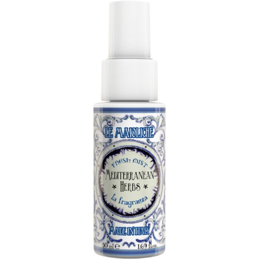 Le Maioliche Spray désinfectant pour les mains Mediterranean Herbs 50 ml