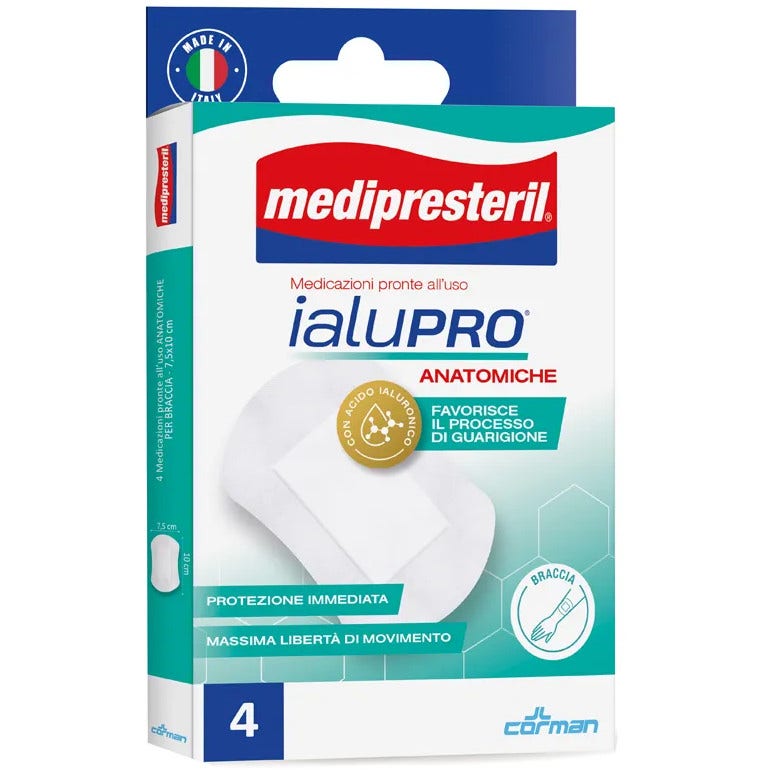 Medipresteril Ialupro Pansement anatomique pour les bras 7,5 x 10 cm, 4 pièces