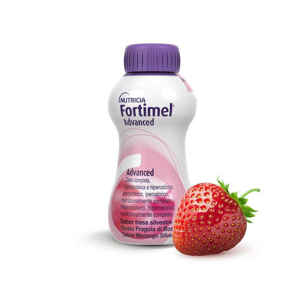 Fortimel Advanced Fraise des bois 4 x 200 ml