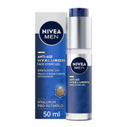 Nivea Men Anti-âge Hyaluron Hydro Gel Visage pour Homme Crème Visage en Gel pour Peaux Matures 50 ml