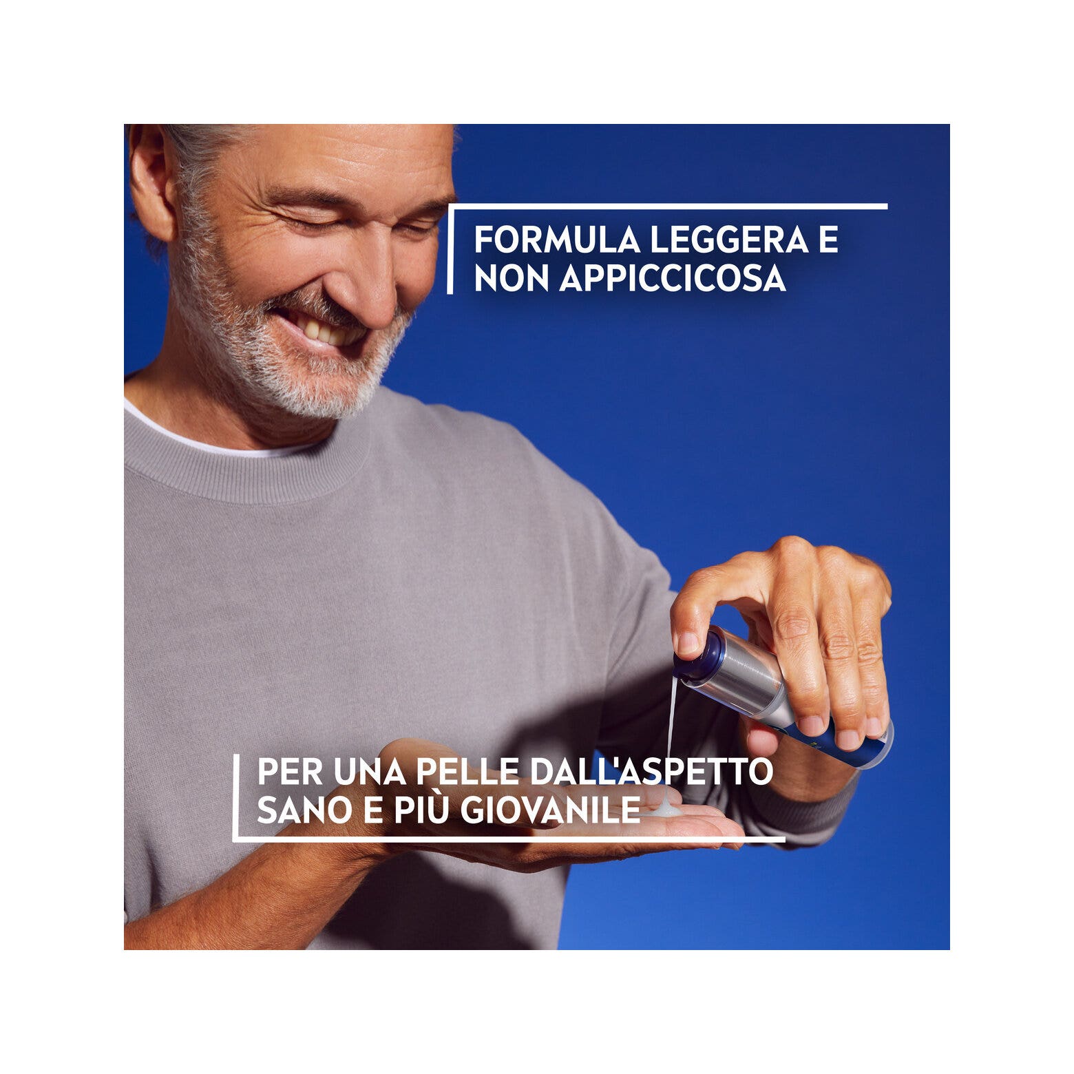 Nivea Men Anti-âge Hyaluron Hydro Gel Visage pour Homme Crème Visage en Gel pour Peaux Matures 50 ml