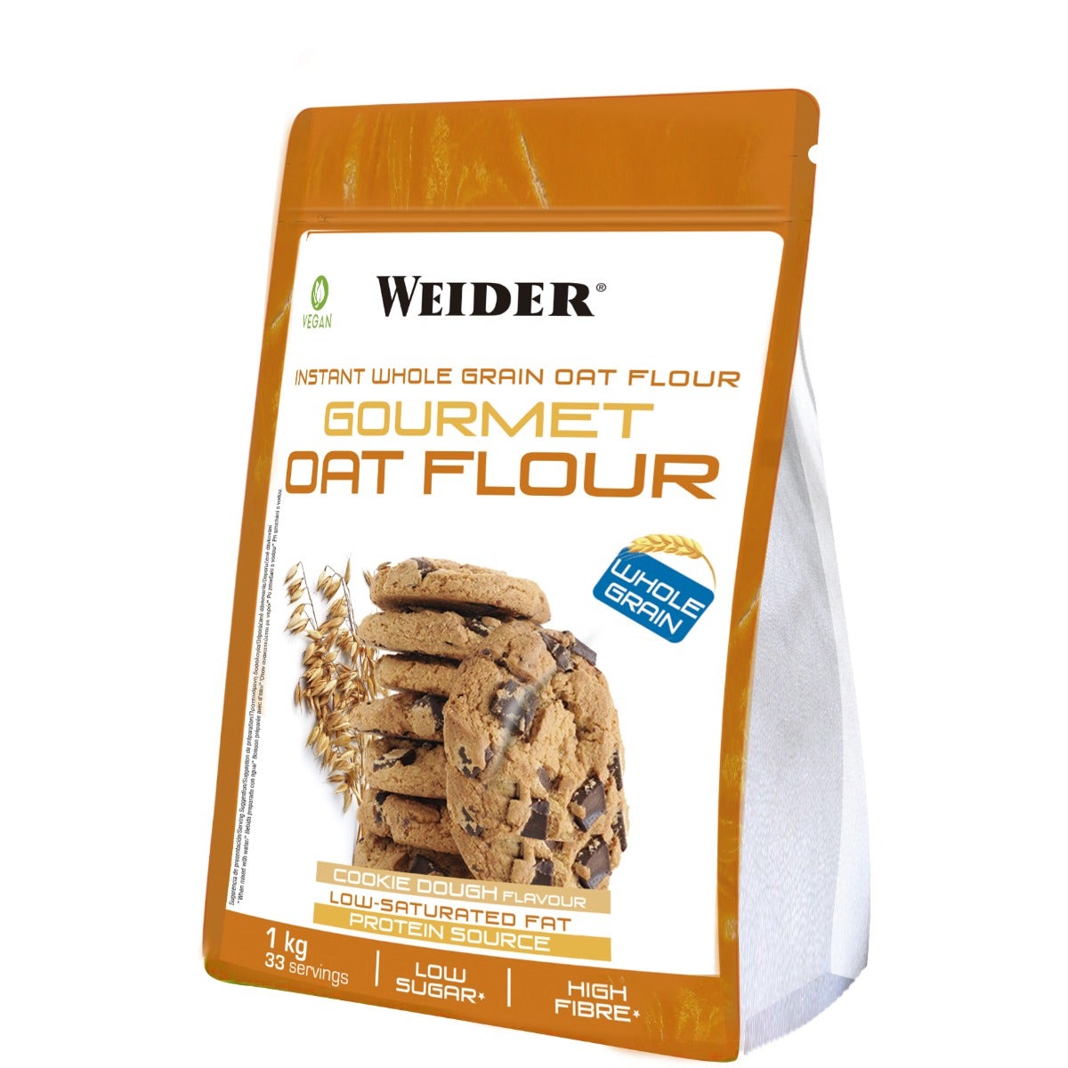 Weider Gourmet Oat Flour Farine d'avoine complète Biscuit 1 kg