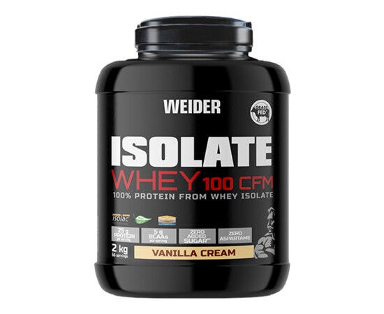 Weider Isolate Whey 100cfm Saveur Crème Vanillée 2 kg