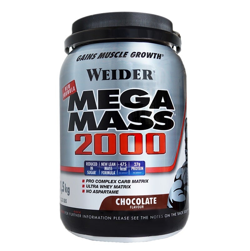 Weider Mega Mass 2000 Chocolat 1,5 kg