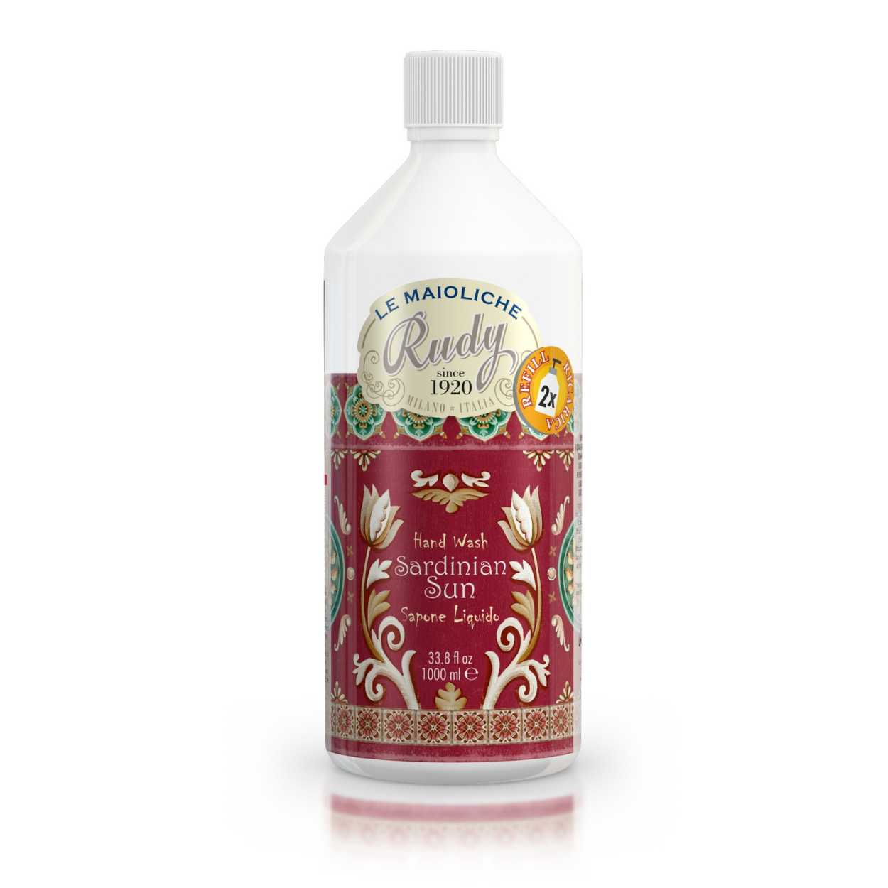 Le Maioliche Ricarica Sapone Liquido Sardinian Sun 1L