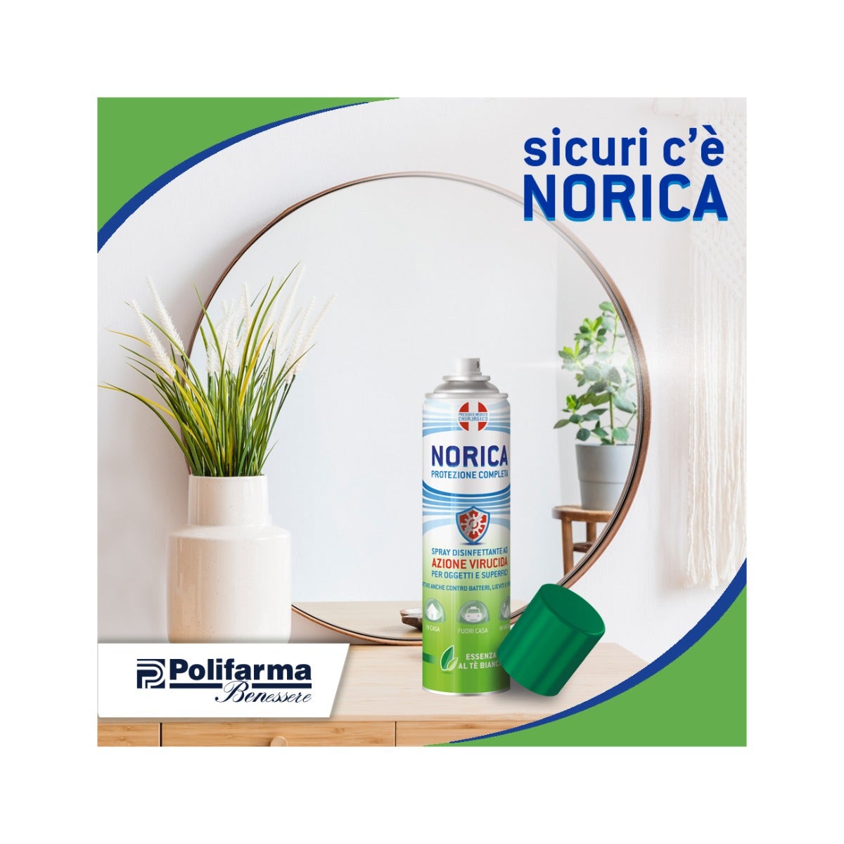 Norica Protezione Competa Spray Disinfettante Superfici 75ml