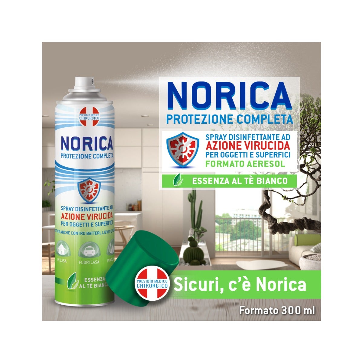 Norica Protezione Competa Spray Disinfettante Superfici 75ml