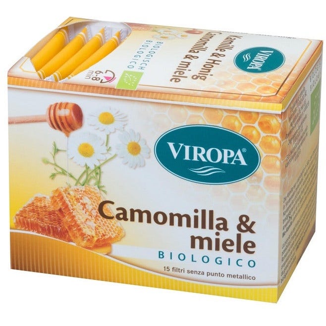 Viropa Tisane Camomille/Miel Bio 15 sachets