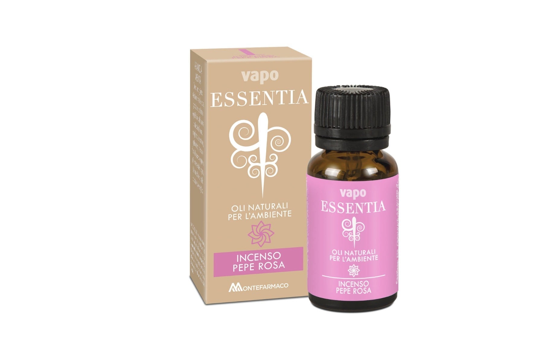 Vapo Essentia Incenso E Pepe Rosa Olio Essenziale 10ml