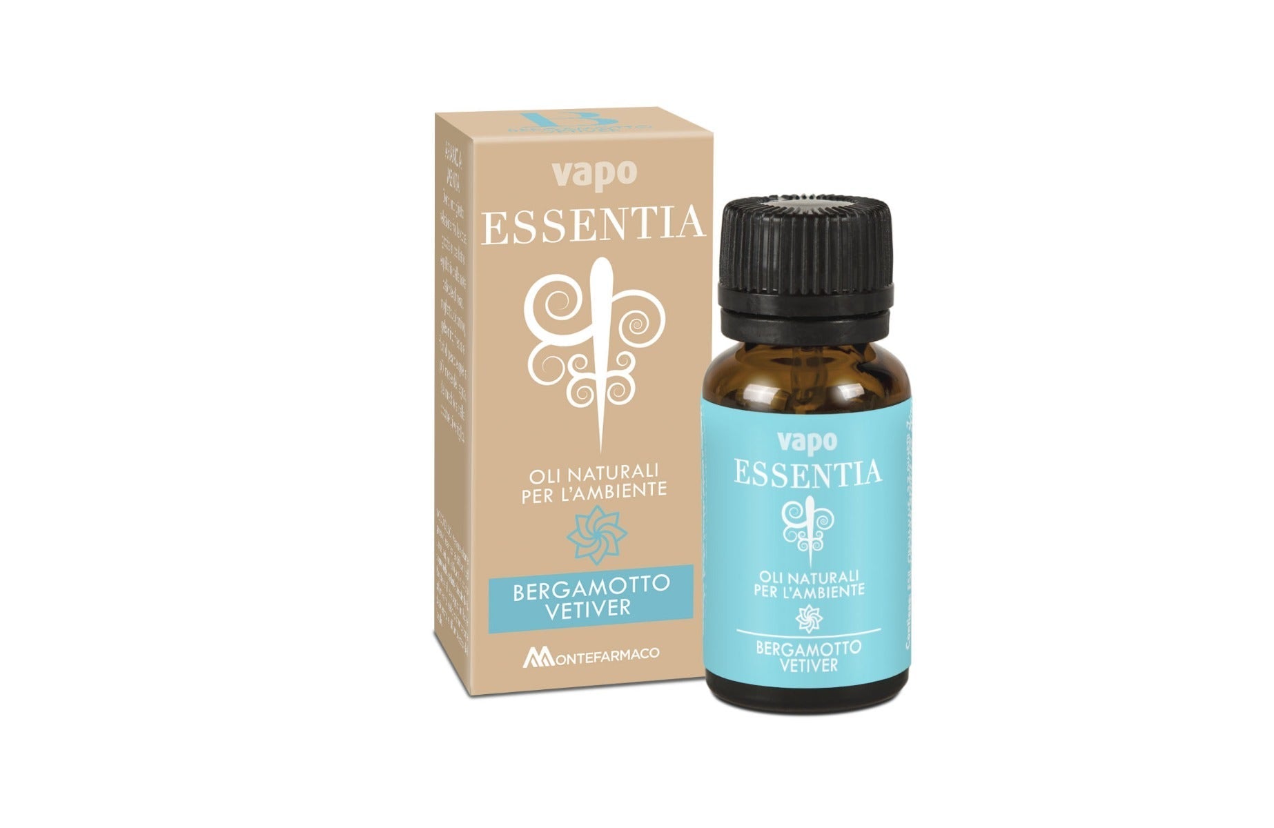 Vapo Essentia Bergamotto E Vetiver Olio Essenziale 10ml