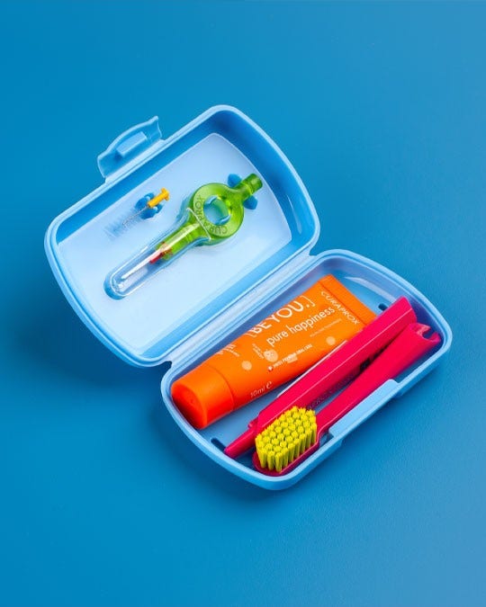 Curaprox Kit de voyage bleu