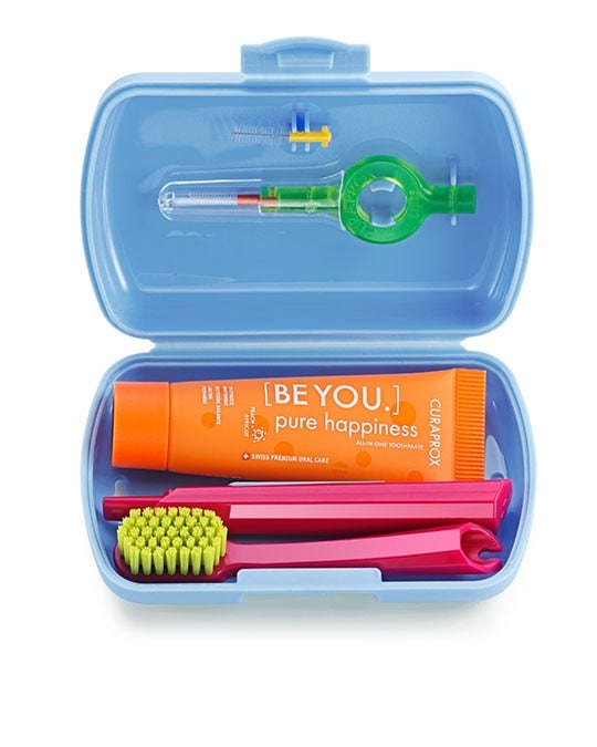 Curaprox Kit de voyage bleu