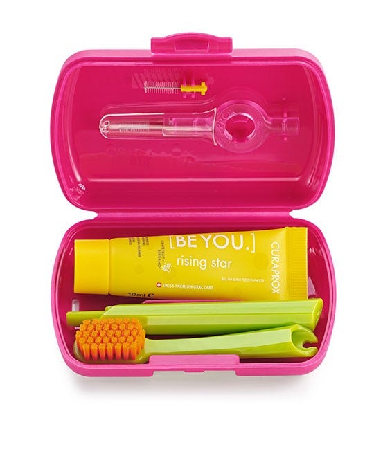 Curaprox Kit de voyage Rouge