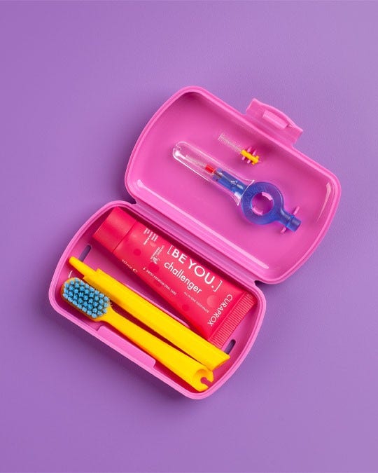 Curaprox Travel Set Pink