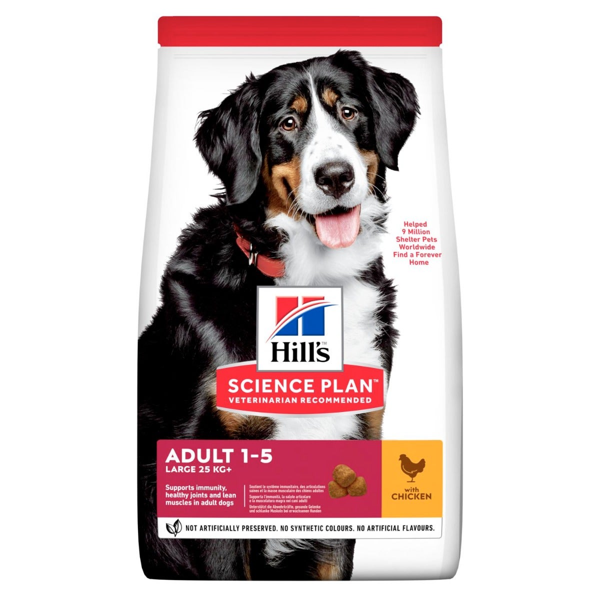 Hill's Science Plan Croquettes au poulet pour chiens adultes de grande taille, sac de 18 kg
