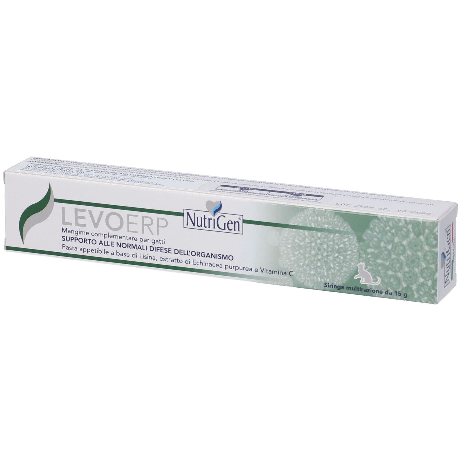 Nutrigen Levoerp Mangime Complementare Per Gatti 15g