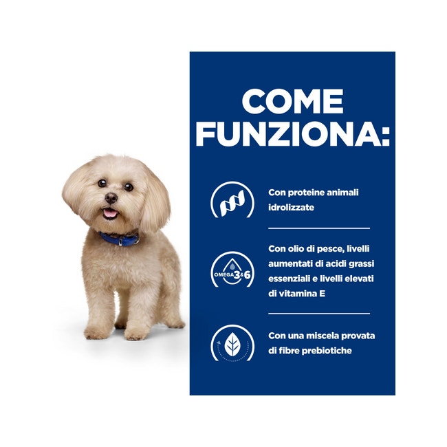 Hill's Prescription Diet Z/D Mini Food Sensitivities Croquettes Original pour chiens, sac de 6 kg